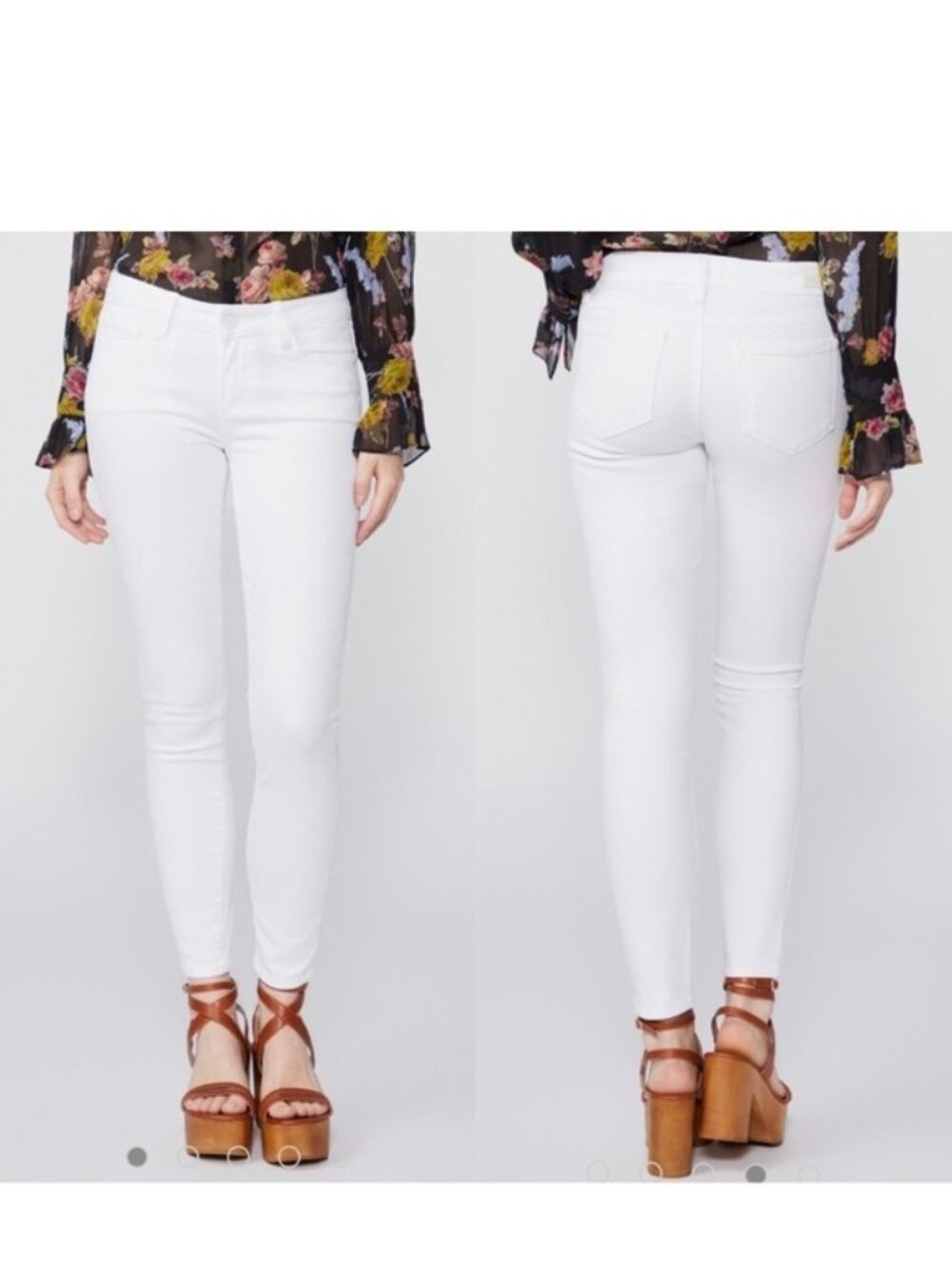 PAIGE | Ivory Keys Verdugo Ankle Skinny Jeans | Size 27